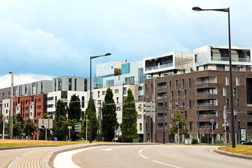 new housing area in Strasbourg - France