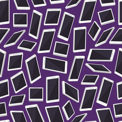 Realistic Smartphone Background Pattern Vector