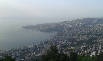 Fototapeta na wymiar côtes libanaises