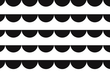 Black and white dots pattern background.
