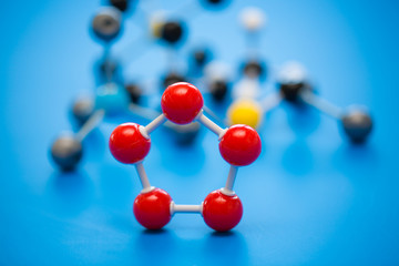 model of chemical molecules