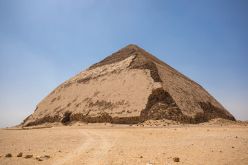 Fototapeta na wymiar Bent pyramid at Dahshur