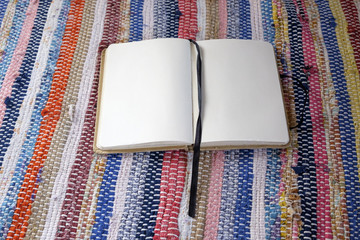 opened empty notebook