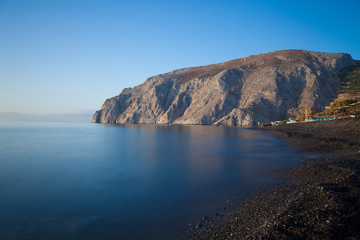 Fototapeta na wymiar Sea cliff and calm sea