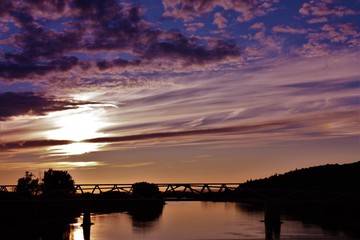 Obraz premium sonnenuntergang