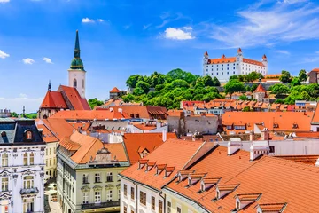 Zelfklevend Fotobehang Bratislava, Slovakia. © SCStock