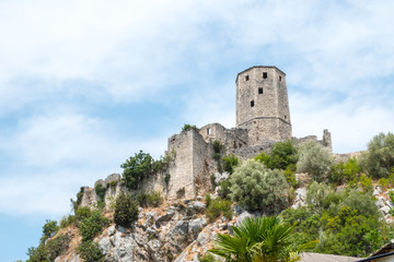 Pocitelj, an ancient city in the south of Bosnia and Herzegovina near Mostar 