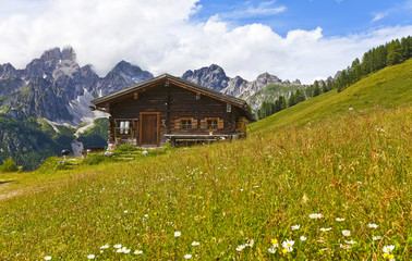 Fototapeta premium Sulzenalm - Wallehenhütte
