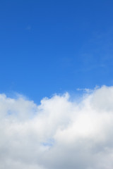 Cloud in the sky.