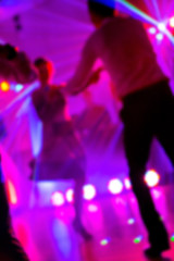 Dancefloor, party concept with dancing people