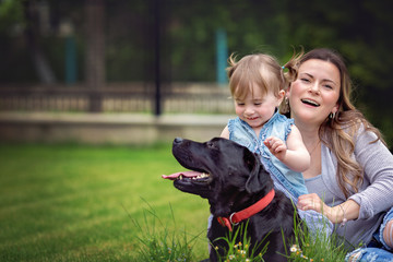 Spring, family portrait