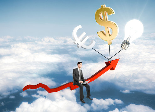 Finance concept - Powered by Adobe