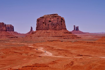 Fototapeta na wymiar désert de monument valley usa 