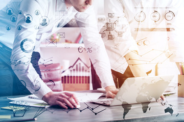 Technology and accounting concept