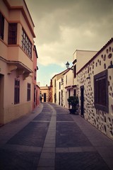 Fototapeta na wymiar Colourful town, Gran Canaria, Spain