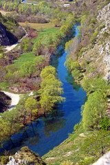 Naklejka na ściany i meble Krka river, Croatia