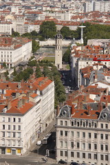 Fototapeta na wymiar Paysage urbain à Lyon