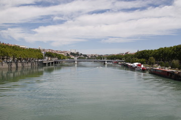 Fototapeta premium Le Rhône à Lyon