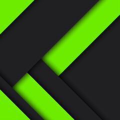 Black and green modern material design, vector abstract background