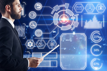 Technology and analytics concept