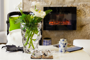 Flower Vase on Table