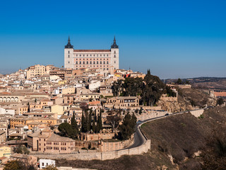 Fototapeta na wymiar Detail of Alcazar, Toledo, Spain