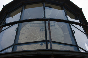 Historic Bodie Island Lighthouse at Cape Hatteras National Seashore on the Outer Banks of North...