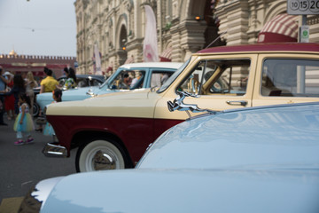 Antique vintage Russian cars