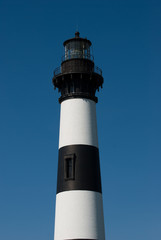 Historic Bodie Island Lighthouse at Cape Hatteras National Seashore on the Outer Banks of North...