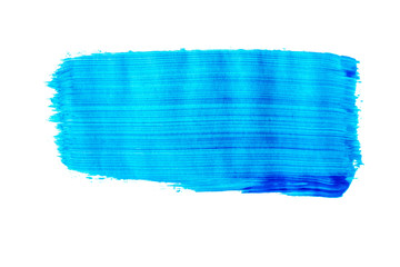 Blau Wasserfarben Muster Pinselstrich