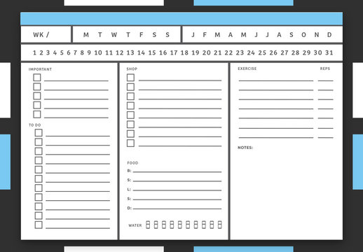 Weekly To Do List Layout 6