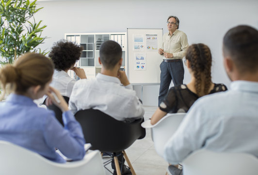 Lecture And Training In Business Office