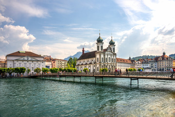 Obraz premium Jesuitenkirche, Luzern 