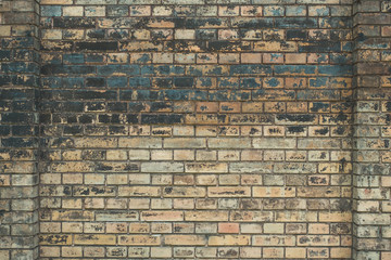vintage brick stone wall background , old brickwork