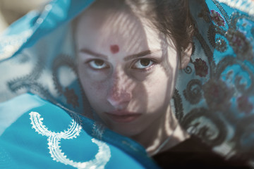 Woman in saree