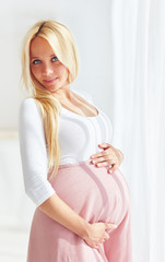 portrait of beautiful pregnant woman