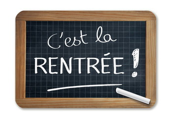 Obraz premium C'EST LA RENTRÉE tracé de détourage inclus