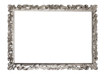 Silver frame for paintings, mirrors or photos