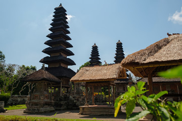 Pagoda and Sanctum in Taman Ayun temple - Bali