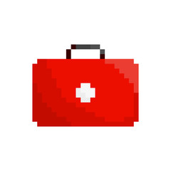 Obraz premium Pixel first-aid kit for games and applications