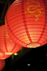 chinese lantern on the roof