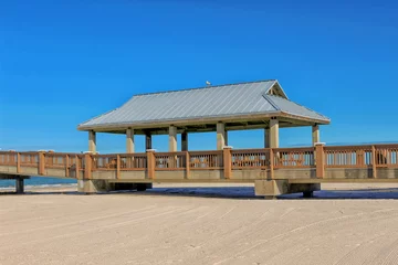 Cercles muraux Clearwater Beach, Floride Wooden Pier