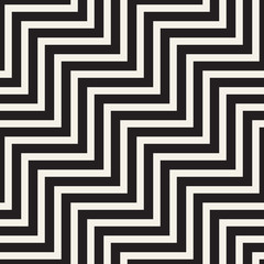 Abstract geometric pattern with stripes, lines. Seamless vector background. Black and white lattice texture.