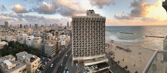 Tel Aviv Beach Panoramic