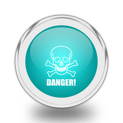 Danger skull icon.