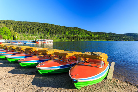 Lake Titisee Neustadt In The Black Forest.