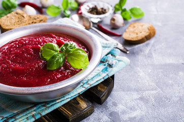 Beetroot soup with spices