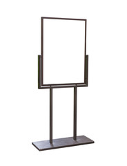 Blank Billboard for new advertisement isolate on white background