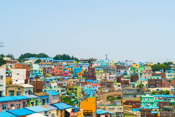 Beautiful Architecture at Gamcheon Culture Village in Busan