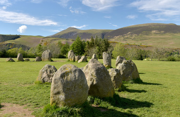 Castlerigg Stone Circle and Skiddaw, English Lake District 